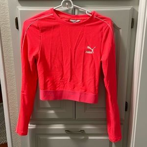 Puma long sleeved athletic shirt. Medium